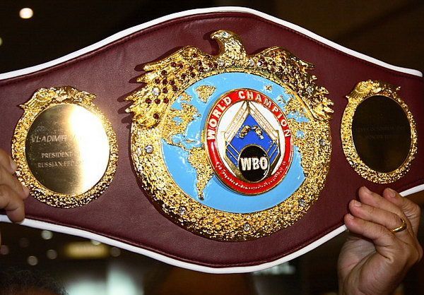 Боксерский чемпионский пояс IBF